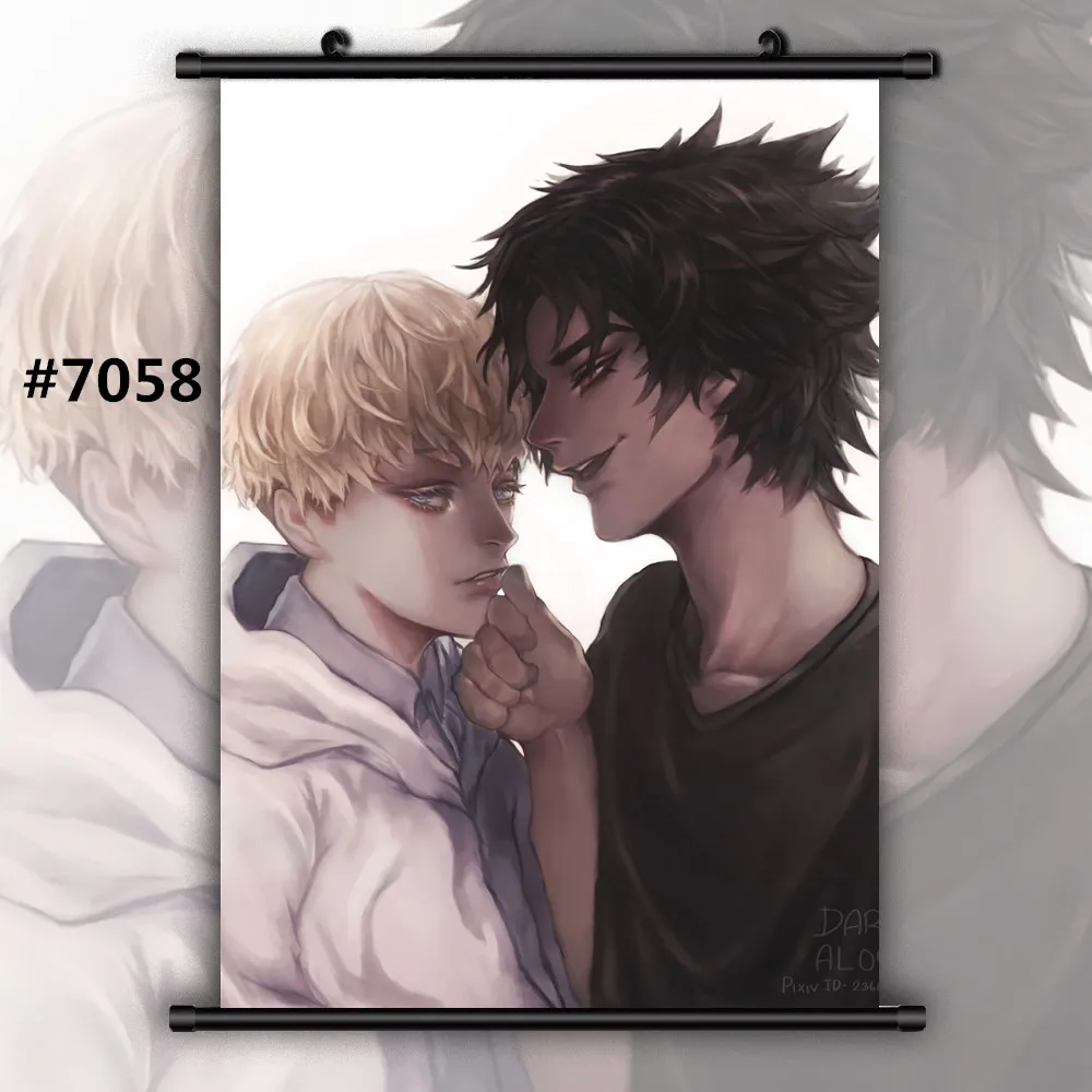 Devilman crybaby Аниме Манга настенный плакат свиток домашнее украшение Стены Искусства - Цвет: 7058