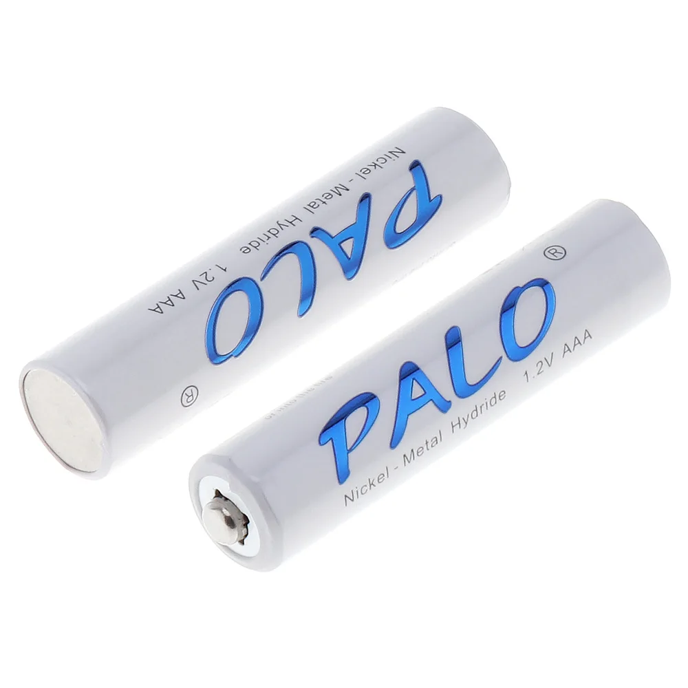 PALO 4 шт. 1 2 в AAA 1100 мАч ni mh аккумуляторная батарея с предохранительным клапаном для