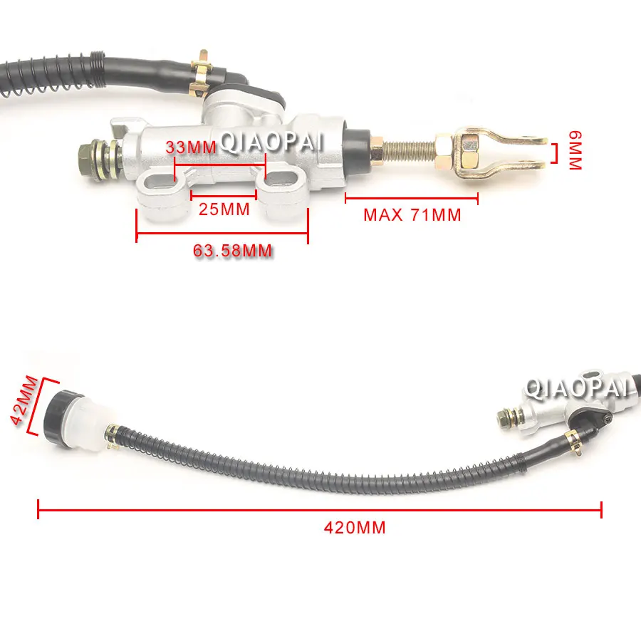 1 шт. ремонтный гоночный мотоцикл задний главный цилиндр тормозного насоса для