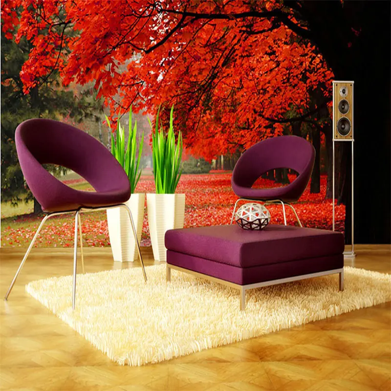 Фотообои beibehang с изображением природных листьев обои для гостиной - купить по