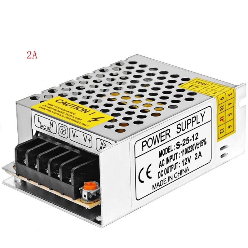 AC 110 В 220 к DC 12 2A 5A 10A 20A 30A 40A 50A трансформатор Питание переключатель адаптер драйвер