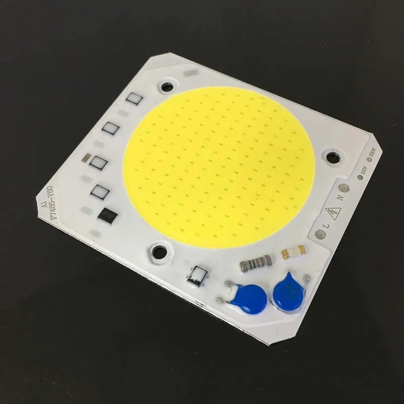 1/Psc Высоковольтная бесприводная лампа COB Чип 30 Вт 40 50 вход умный IC 110 В прожектор