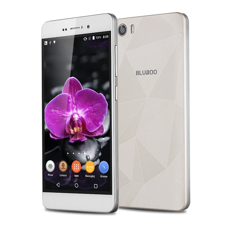 Оригинальные Bluboo Пикассо 5.0 &quotHD 2 ГБ RAM 16 ROM Сотовый Телефон MTK6580 Quad Core 1.3 ГГц Android 5.1