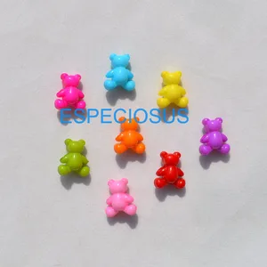 Бусины акриловые разноцветные для изготовления ювелирных изделий, 50 шт.