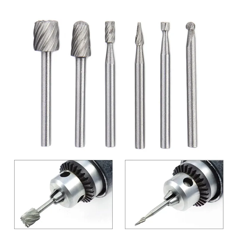 Столярные инструменты 6 шт. Аксессуары Dremel Фрезерный резак деревянный набор для