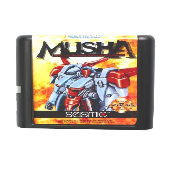 Sega MD карточная игра Musha в течение 16 бит игровой картридж Megadrive бытие системы|sega md