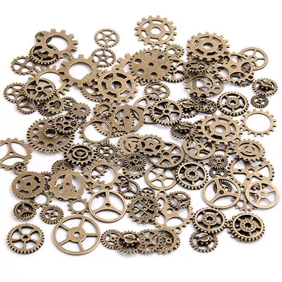 Antique Bronze 20 шт 4 цвета размер 10-25 мм смешанный сплав механический стимпанк Cogs& geards Diy Аксессуары Oct Прямая поставка - Окраска металла: Antique Bronze