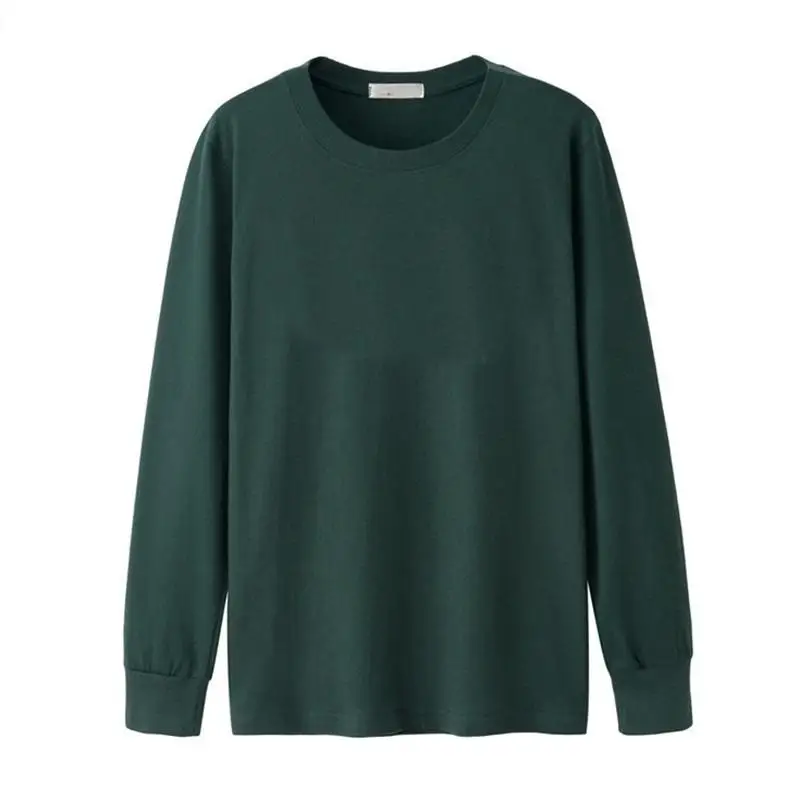 Men's Shirt Long Sleeve Winter Fall Large Size 5XL 6XL Casual T-Shirt Cotton 7XL 8XL Home Green Blue Black | Мужская одежда
