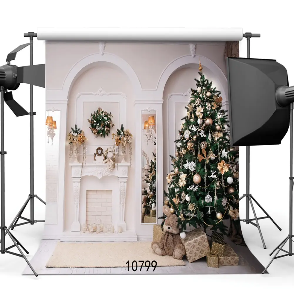 Вечерние фоны для фотосъемки с рождественской фотосъемкой фон виниловый 3D