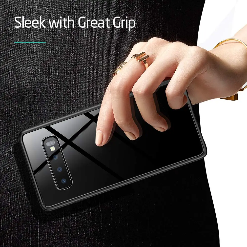 Phone Case For Samsung Galaxy A30 A50 A40 A70 A20 A10 A20e M20 A7 A8 A9 A6 Plus 2018 Tempered Glass Back Soft TPU Silicone Cover | Мобильные