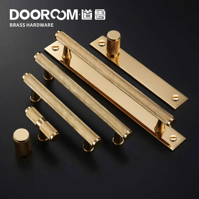 Dooroom латунные ручки для шкафа золотой черный современный шкаф комод ручки ящика для мебели легкие роскошные ручки