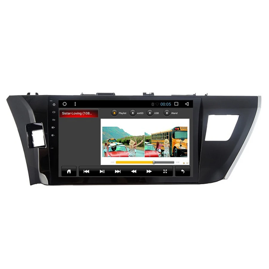 Asvegen Android 7 1 автомобильный стерео плеер для Toyota Corolla 2014 2016 Bluetooth радио GPS Навигация
