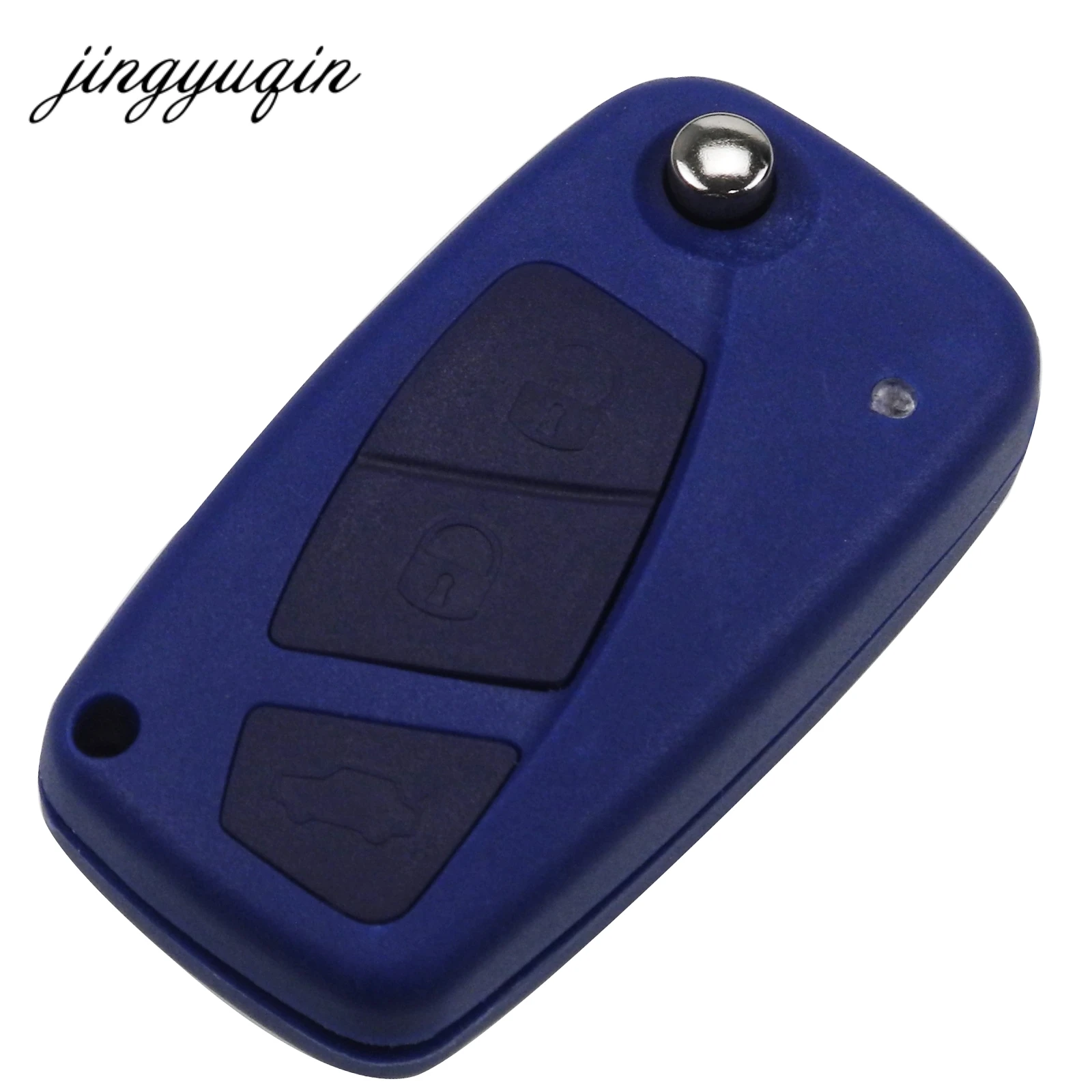 Jingyuqin 10 шт./лот чехол для ключей С Откидывающейся Крышкой fiat Punto Ducato Stilo Panda Idea Doblo