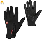 Теплые зимние перчатки из флиса для езды на велосипеде, мужские тактические перчатки MTB MX для катания на лыжах, спортивные перчатки для езды на велосипеде