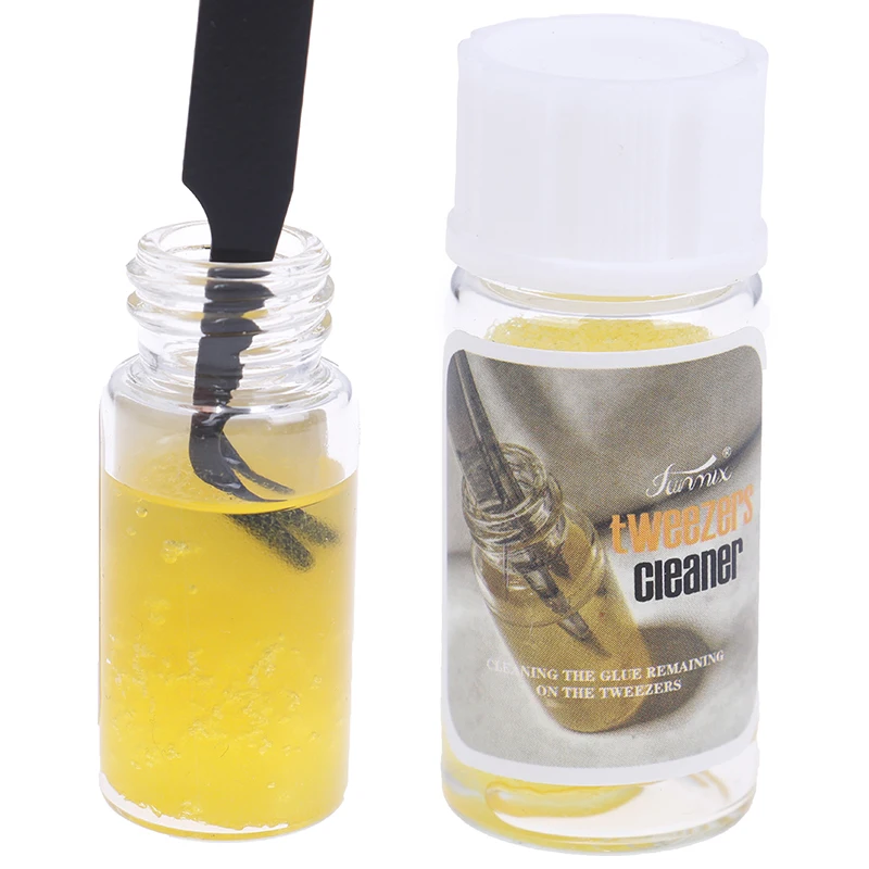 Пинцет для наращивания ресниц профессиональный очиститель пинцета г с жидкостью
