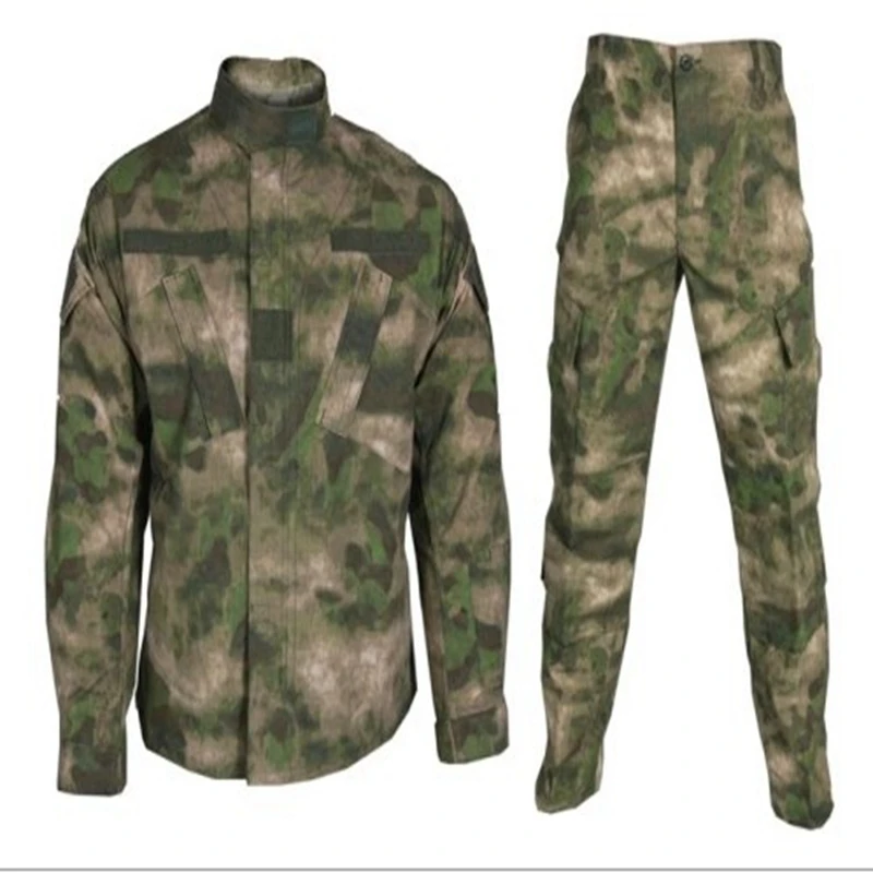 

A TACS FG Kryptek Typhon Tactical Uniform Camo Combat Uniform BDU Field Uniform Camouflage Set Jacket Pants Men's Army Uniform