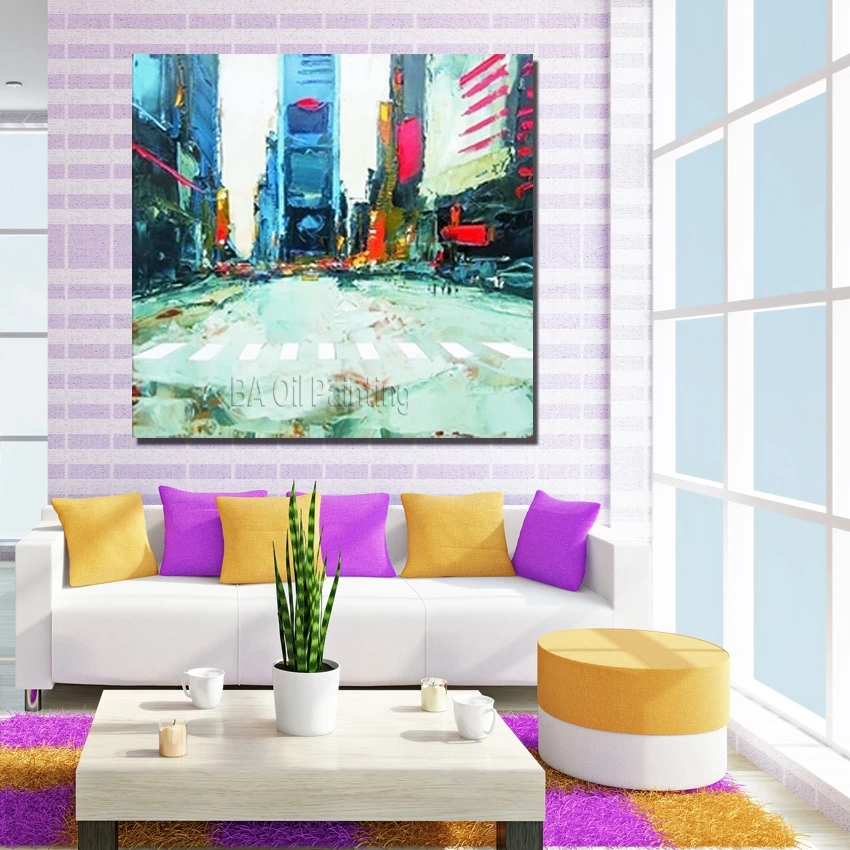 

Free Shipping 100% Handpainted Modern Knife hand-painted Pictures Or Photography To Painting Home Decor Pictures 0007