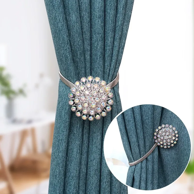 

Fashion Shaped Magnet Flower Curtain Strap Magnetic Curtain Buckle Window Hatch Ball Holder Curtain Accessories