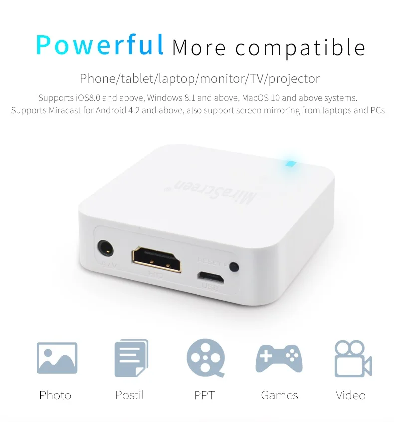 MiraScreen ТВ-палка HDMI Автомобильный anycast Miracast DLNA Airplay WiFi Дисплей приемник ключ Поддержка Windows Andriod tv SX7