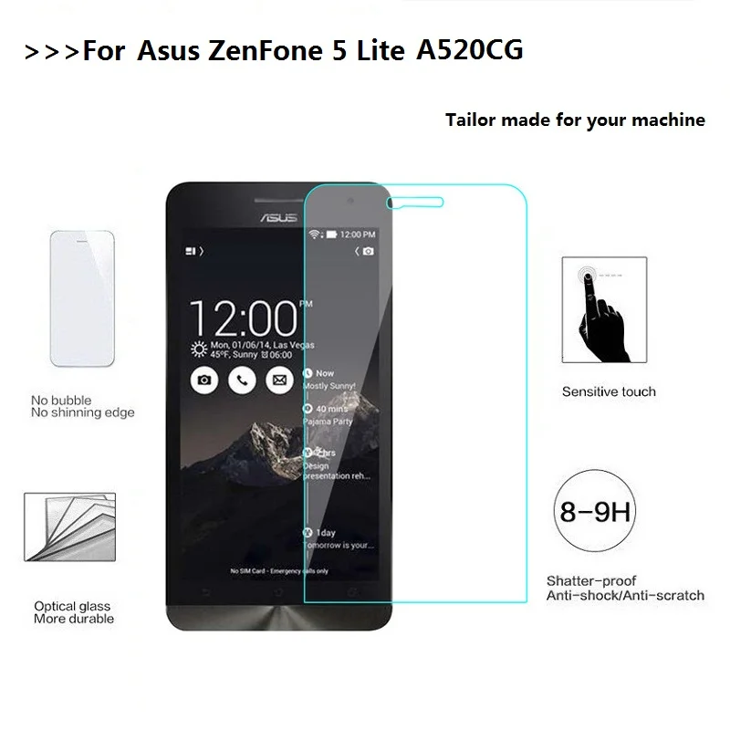 Для Asus ZenFone 5 Lite A502CG T00K закаленное стекло для zenfone5 A500KL T00P A501CG T00J Защитная пленка