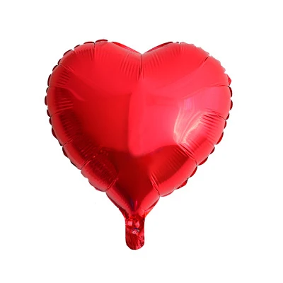 50 шт./лот 18 дюймовые воздушные шары с красным сердцем I Love You Чистый Воздушный Шар