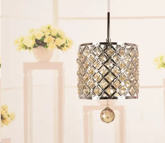 Современная люстра с кристаллами Скандинавская роскошная вилла лестницы