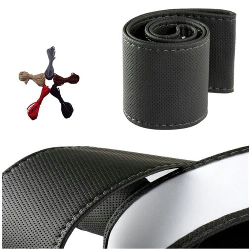 Универсальный чехол рулевого колеса автомобиля с иглы и нитки искусственная