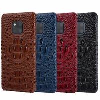 luxury case for huawei mate 20mate 20 pro fashion genuine leather phone cover for huawei mate 20 pro 3d crocodile head