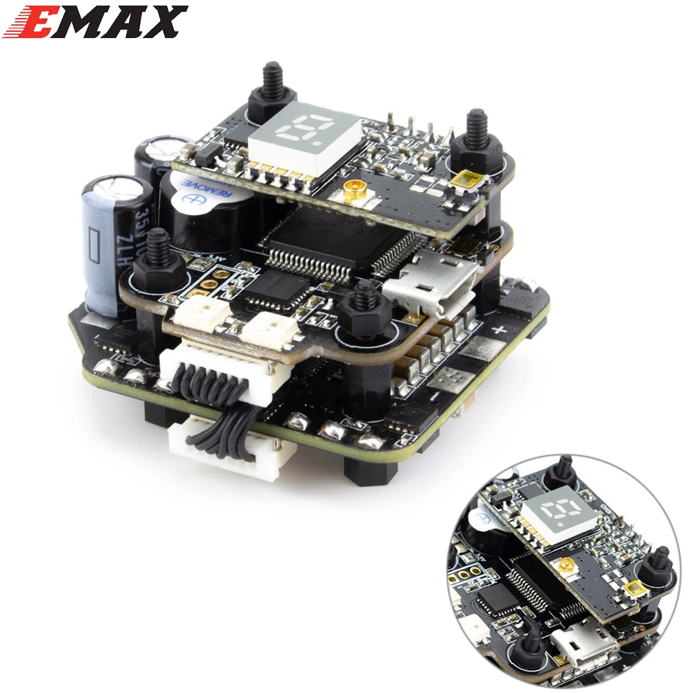 Emax Mini MAGNUM F4 Контроллер полета + MPU6000 6S BLHELI 32BIT 35amp способный ESC Датчик тока все в