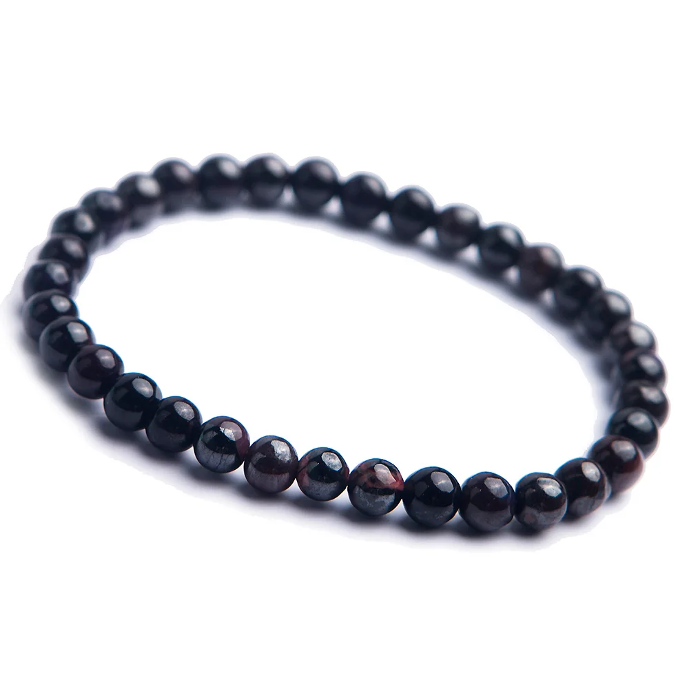 

Genuine Natural Round Crystal Beads Women Lady Jewelry Stretch Sugilite Bracelet 6mm