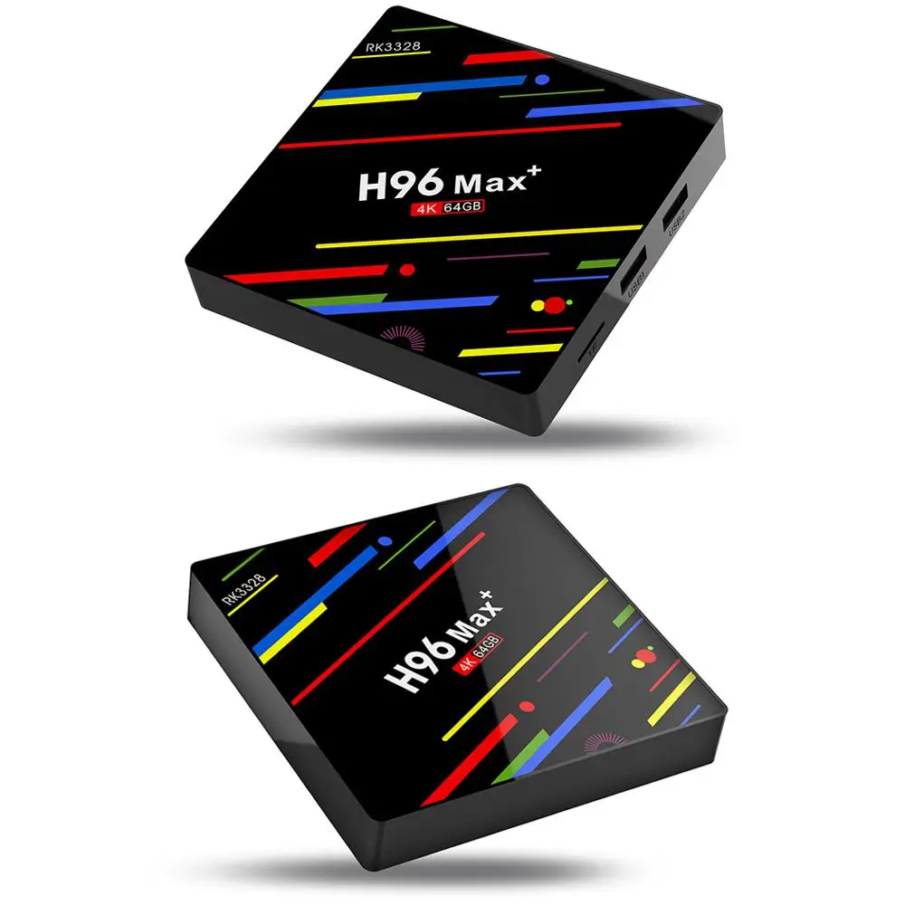 Mecool H96 Max Plus ТВ коробка Android 8 1 Смарт 4 K Декодер каналов кабельного телевидения