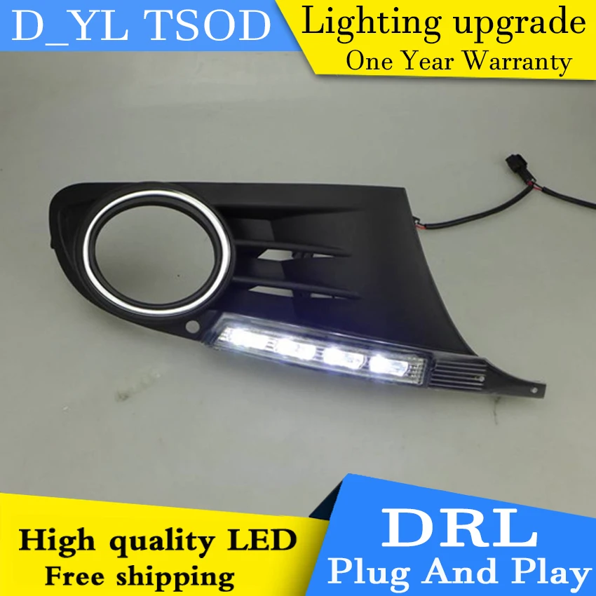 Автомобильный Стайлинг для VW Гольф mk6 2009-2012 светодиодный DRL 6 Высокая яркость