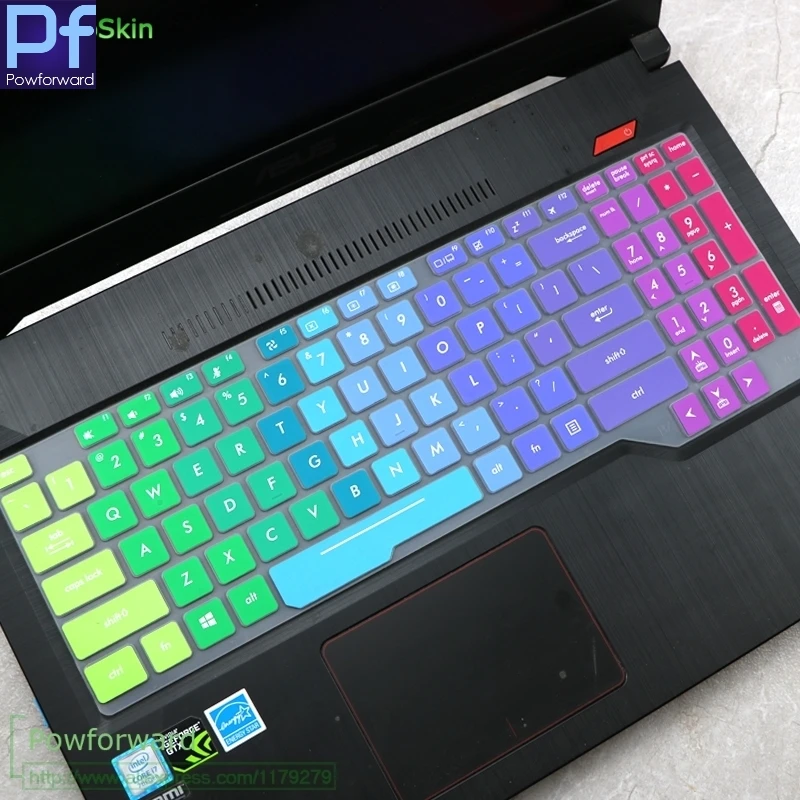 rainbow Для ASUS ROG FX505DU FX505DD FX505GD FX505DT FX505DY FX505GM FX503 FX503VD FX503VM FX705GD FX705GM Клавиатура ноутбука кожного покрова - Цвет: rainbow