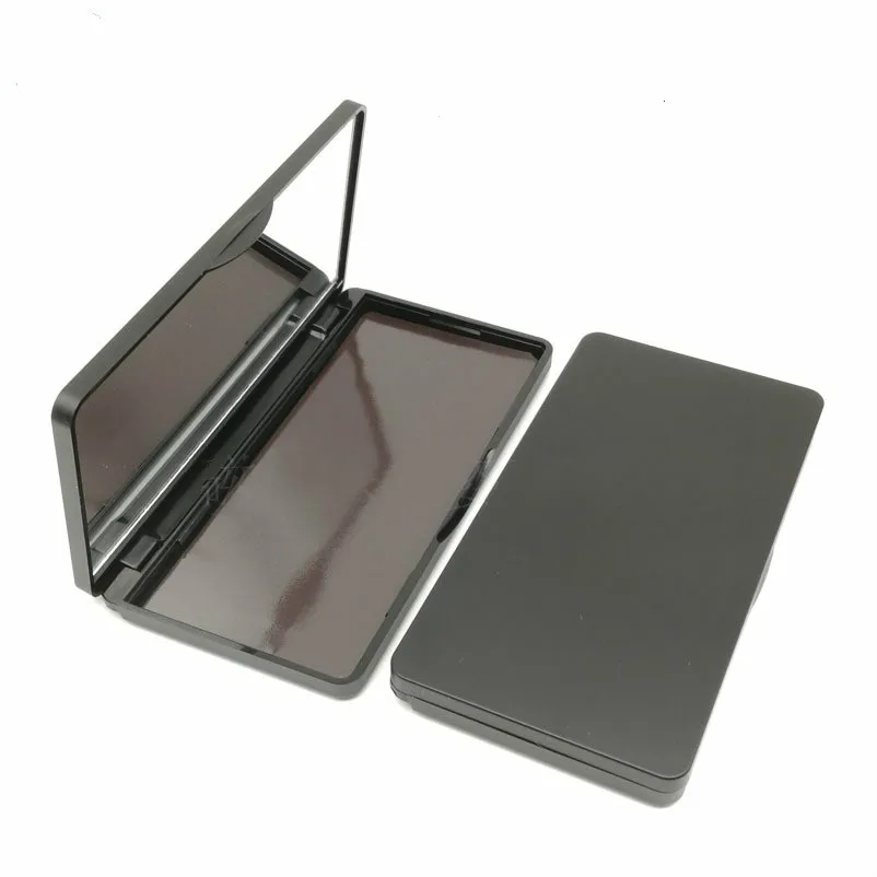 

1pcs Matte black Empty Magnetic Cosmetics Palette Eyeshadow Blusher DIY Makeup Box Storage Makeup Dispensing Box