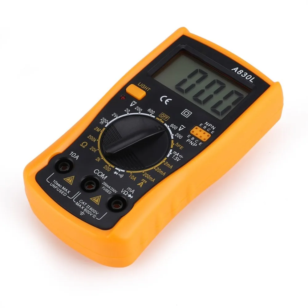 New A830L Mini Pocket Digital Multimeter 1999 Counts AC/DC Volt Amp Ohm Diode hFE Continuity Tester Ammeter Voltmeter | Инструменты