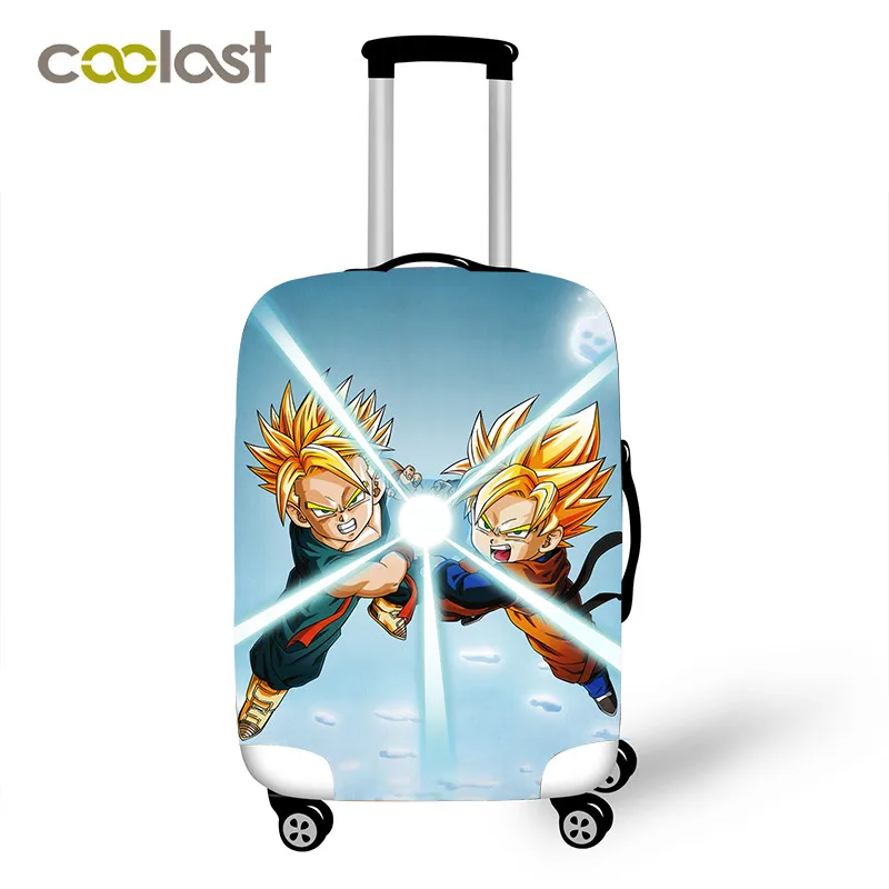 Dragon Ball чемодан защитные чехлы эластичный Saiyan Goku Vegeta багажный чехол для 18-32 дюймов Сумка для путешествий аксессуары для путешествий - Цвет: XT QLZ2