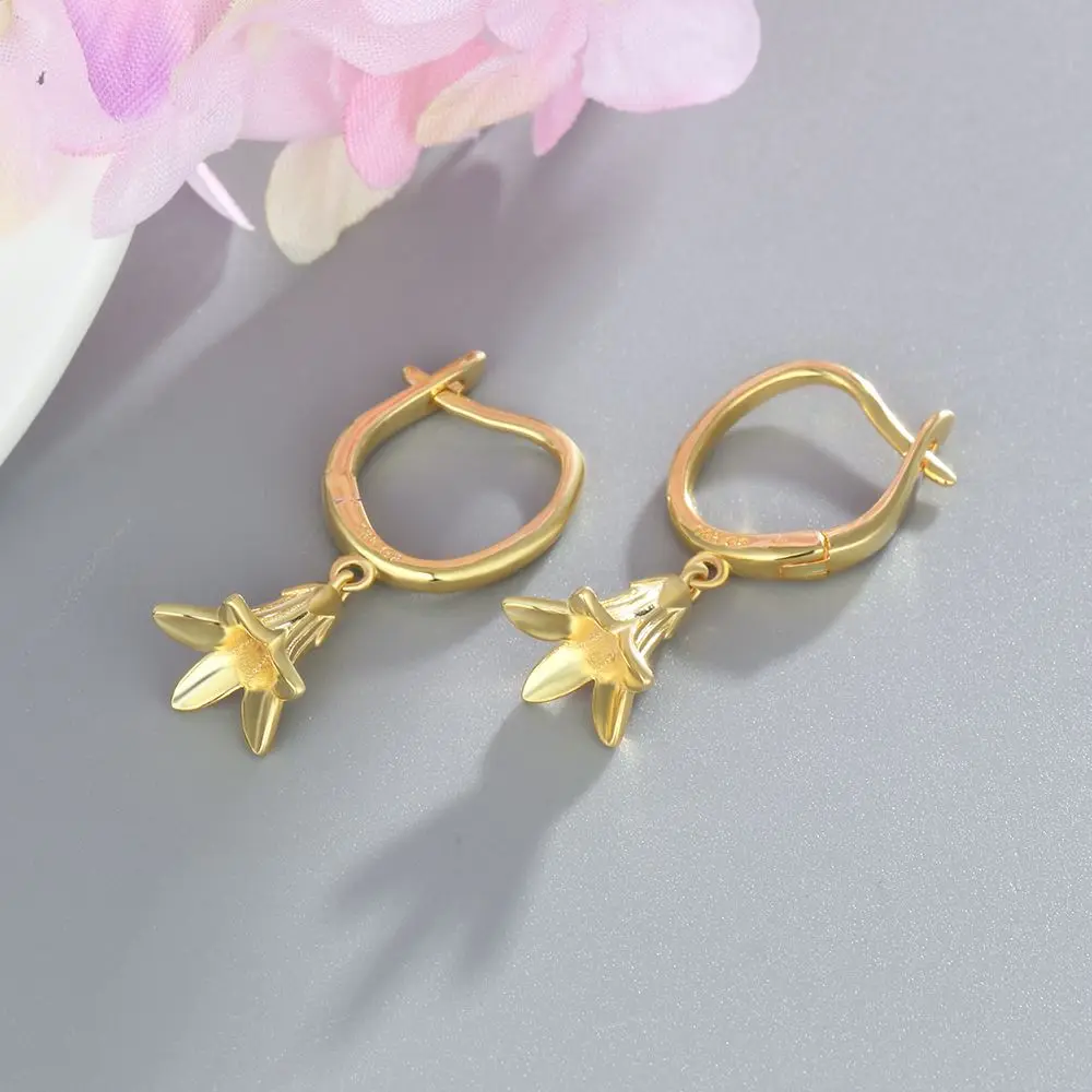 Милый банан цвет под золото Модный женский лучший подарок для нее (Jewelora