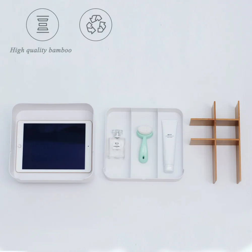 Xiaomi Youpin многоцелевой ящик для хранения Mijia косметический ящик ABS Материал стол поверхность мусора классификация чехол