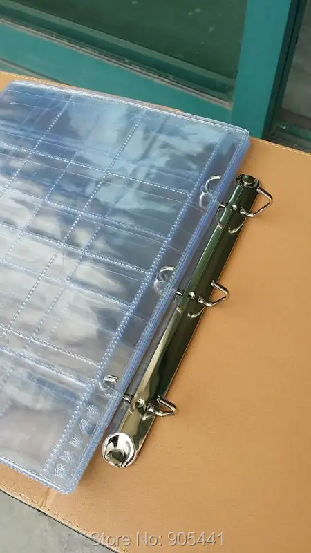 Новый держатель для монет бумажных банкнот пустой альбом без страниц черный