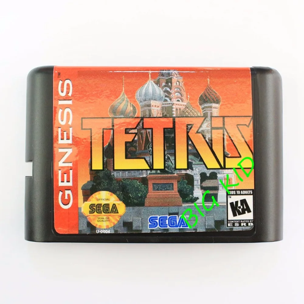 Tetris 16 bit SEGA MD игровая карта для Sega Mega Drive Genesis|sega md game card|sega games16 |