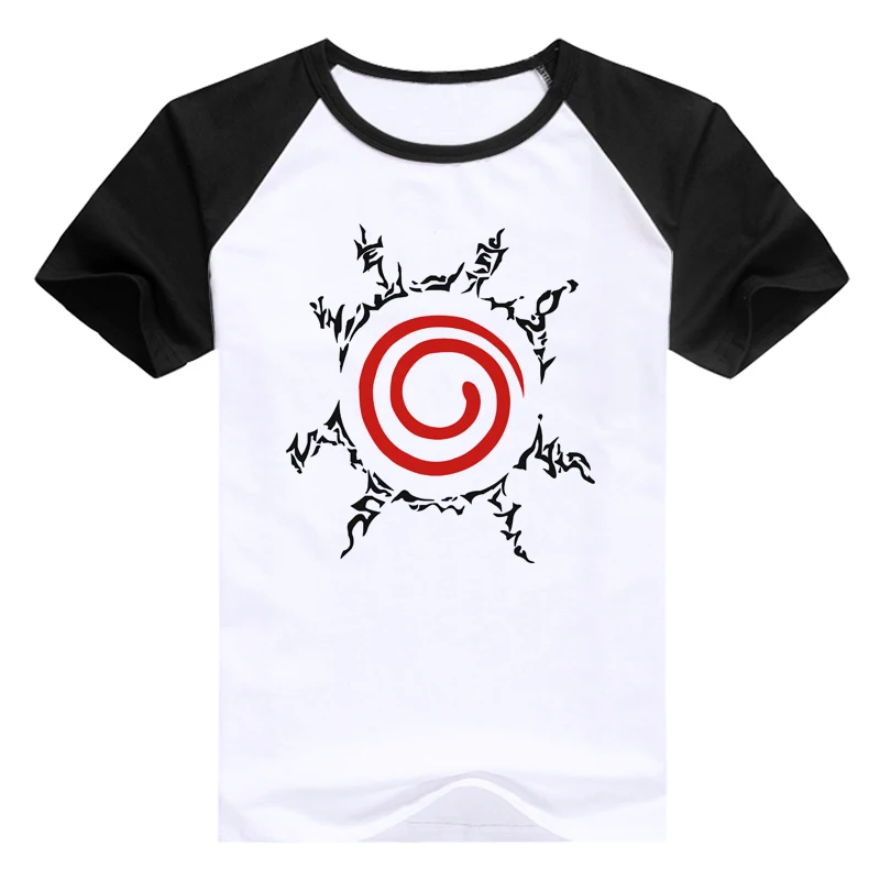 Fashion shirts logo designed men clothes NARUTO sign pattern man t shirt good quality brand male reglan T-shirt | Мужская одежда