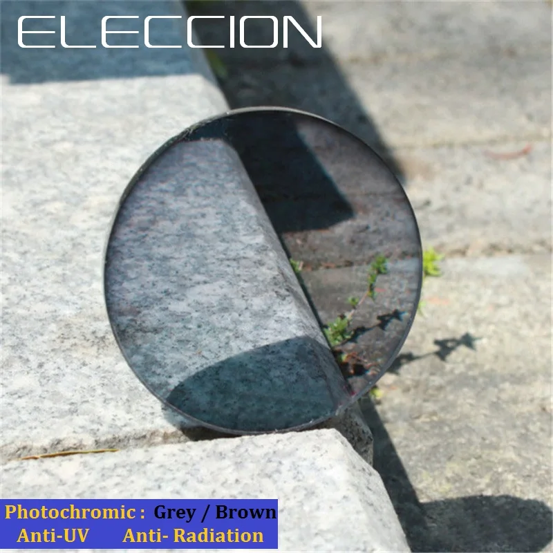 

ELECCION 1.56 1.61 1.67 Index (Sph +6.00 ~ -8.00) Photochromic Lenses Myopia Aspheric Eyeglass Optical Prescription Glasses Lens