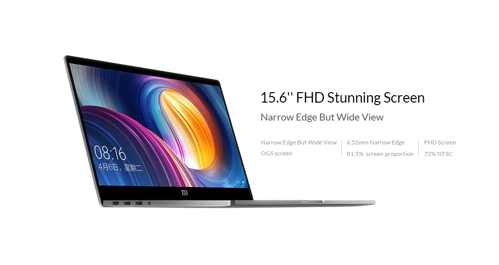 Xiaomi mi ноутбук Pro 15,6 дюймов Windows 10 Intel quad core I5/I7 8 ГБ/16 ГБ ram 256 ГБ SSD 2G выделенная карта Ga mi ng ноутбук