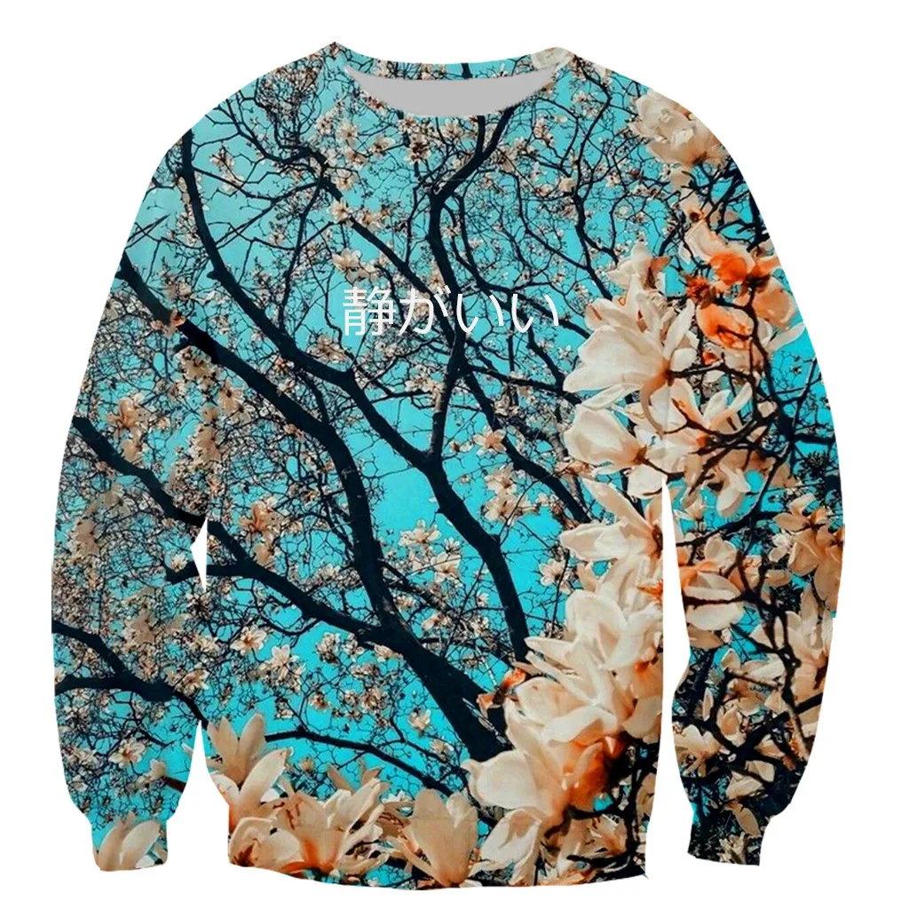 New arrive popular Cherry blossoms 3D print men women fashion cool t shirt/hoodies/sweatshirts/vest/ tops dropshipping | Мужская одежда