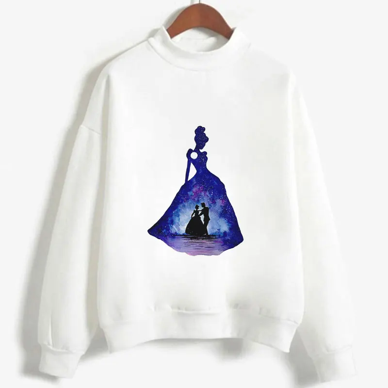 Kawaii Princess свитшоты с принтом женская одежда горячая Распродажа водолазки с длинным рукавом Повседневная Уличная одежда размера плюс женские топы - Цвет: 1857
