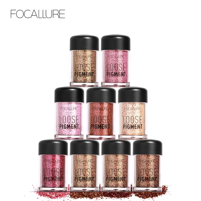 Focallure/Красота 18 Цвета High Gloss Перламутровые тени для век Русалка алмазный порошок