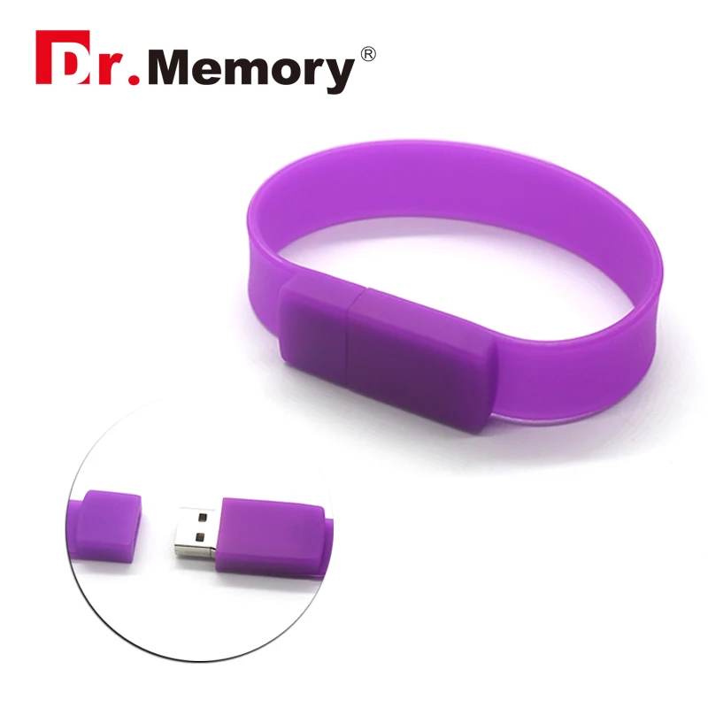 USB 2.0 флешки Silcon Браслет Группа флеш-накопитель 32 г U Дискотека 16 флэш-памяти 8 flash
