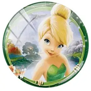NS385 7 JWEIJIAO 5 шт./лот милый чехол для Tinkerbell и феи фото Круглый DIY стекло кабошон купол демонстрационная плоская задняя часть делая результаты - Цвет: NS385 7