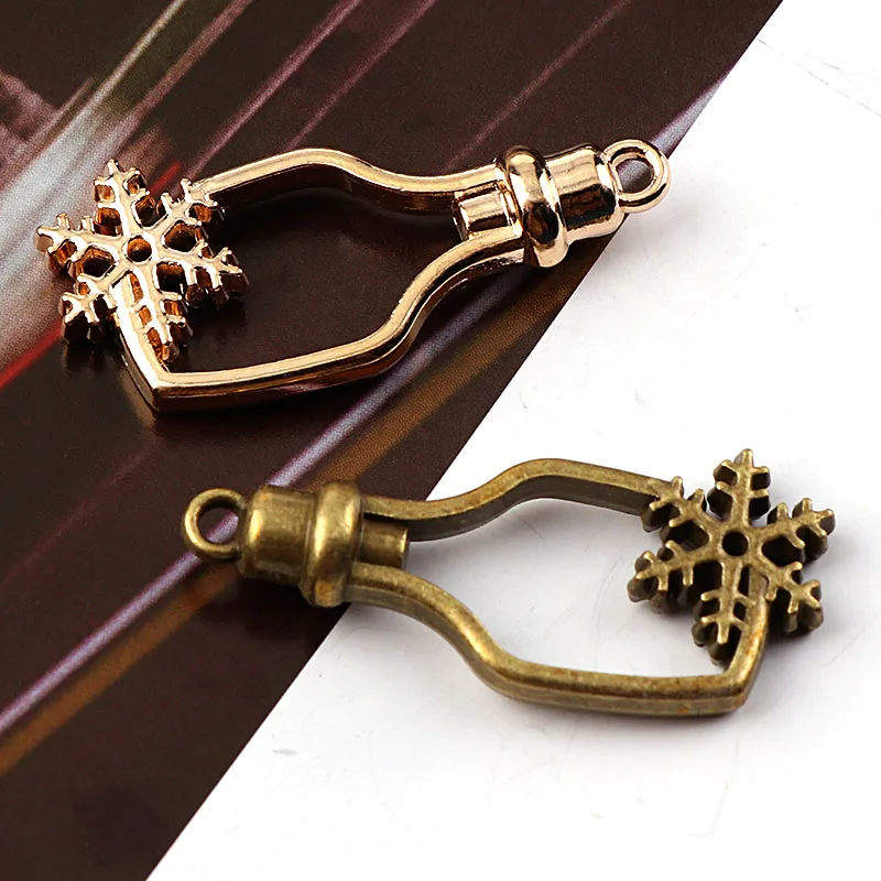 Винтажная бутылка Снежинка античная искусственная клей пустые аксессуары для