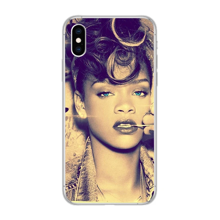 Ciciber чехлы для телефонов IPhone 7 8 6 6s Plus SE 5S X Xs XR XS Max Мягкий ТПУ чехол 11 Pro 2019 Rihanna Coque